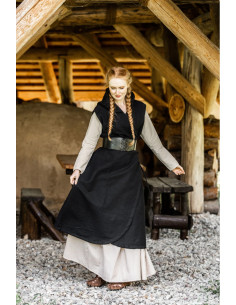 Verstellbares Kleid Modell Gerlin, schwarze Farbe 2