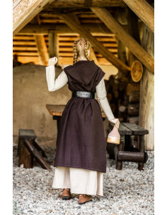 Verstellbares Kleid Modell Gerlin, braune Farbe 2