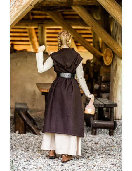 Gerlin model verstelbare jurk, bruine...