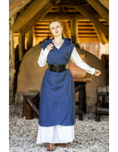 Verstellbares Kleid Modell Gerlin, blaue Farbe 2