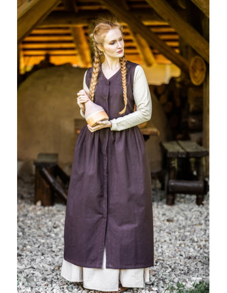 Vestido medieval sin mangas Arlette,... Vestido medieval sin mangas Arlette,...