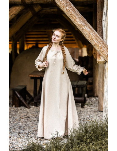 Disfraz Medieval Campesina Matilde mujer, Tallas: M y XL