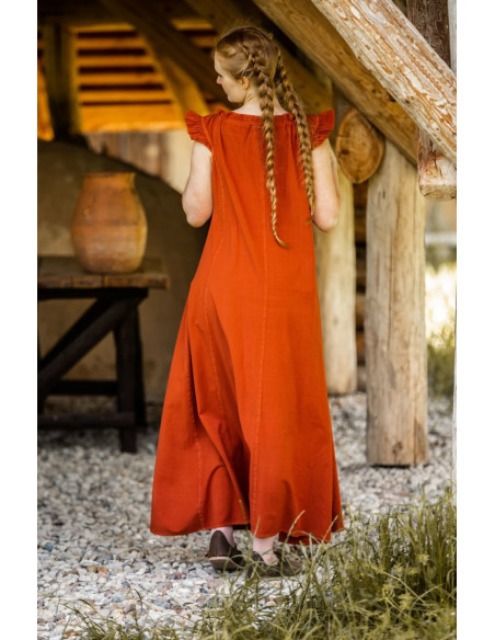 Vestido medieval largo modelo Clara,...