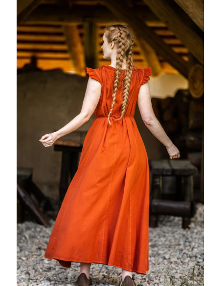Vestido medieval largo modelo Clara,...