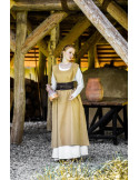 Gerda model middelalderkjole, gul farve