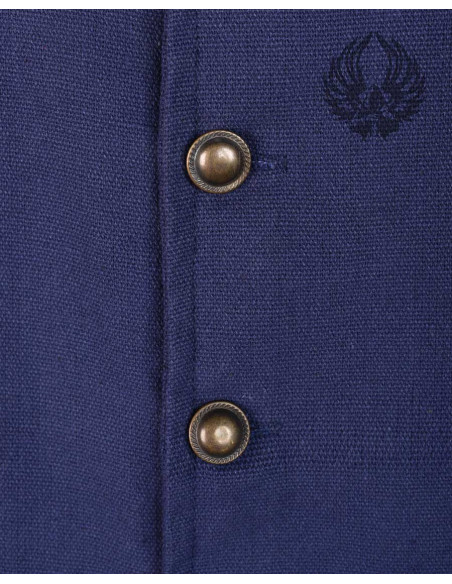 Fletcher Piratenweste in blauer Farbe