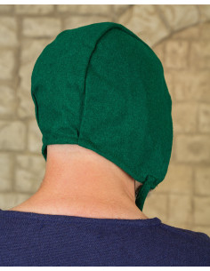 Crespina medieval de campesino Martinus, lana verde 2