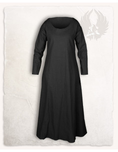 Mittelalterliche Tunika für Damen aus schwarzer...