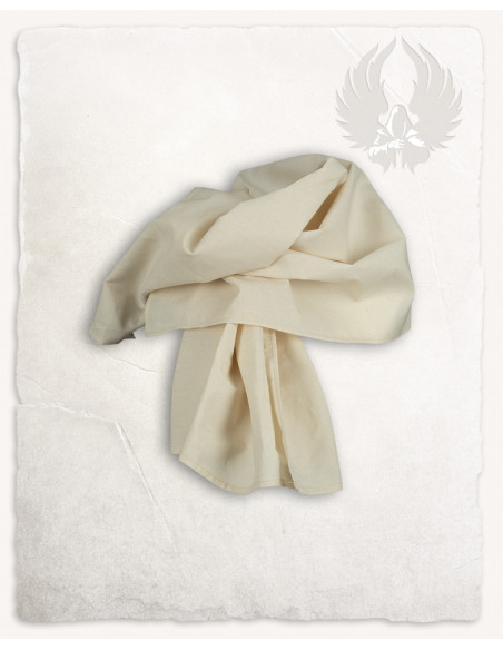 Boerensjaal model Emil, creme kleur