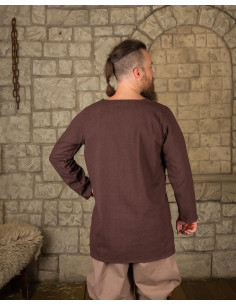 Viking tunika Tronde model, brun farve