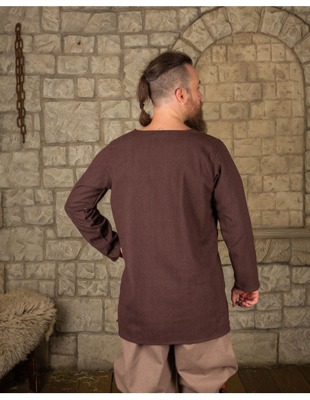 Viking tunika Tronde model, brun farve
