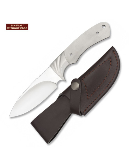 Cuchillo de caza sin filo, hoja 10,8 cms.