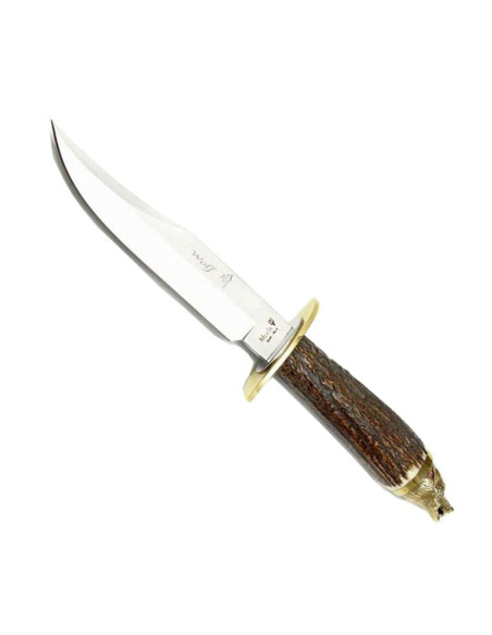 Muela Wolf Messer, Griff aus Hirschhorn Muela Wolf Messer, Griff aus Hirschhorn