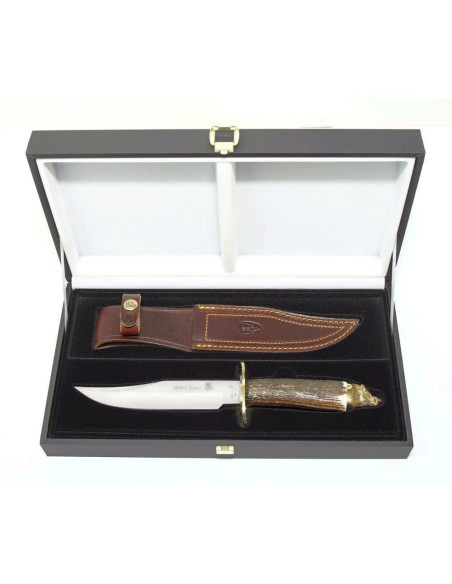 Muela Wolf Messer, Griff aus Hirschhorn Muela Wolf Messer, Griff aus Hirschhorn