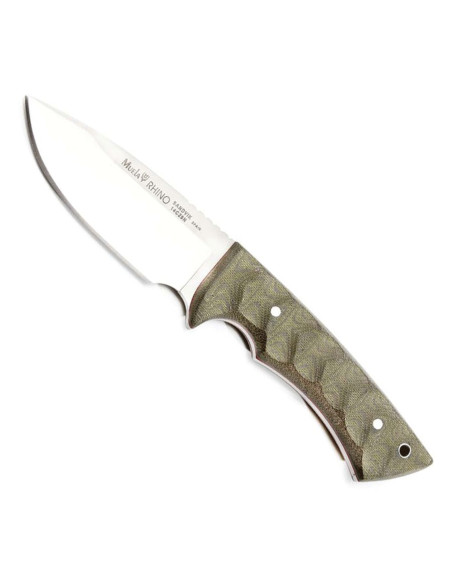 Cuchillo Muela Rhino micarta verde