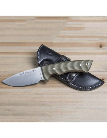 Cuchillo Muela Rhino micarta verde