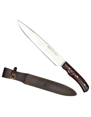 Cuchillo Muela Criollo 14 Madera Funda España Caza Color Plateado - FEBO