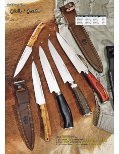 Gaucho jachtmes, zwart micarta 2