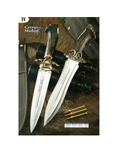 Cuchillo Cervus puño asta de ciervo 2