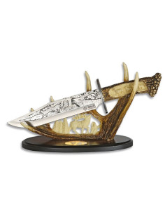 Decoratief jachtmes met voet