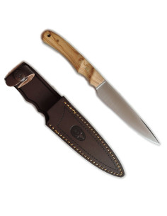 Cuchillo caza Criollo, madera olivo
