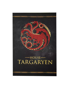 Game of Thrones Huis Targaryen notitieboekje (15x21 cm.)