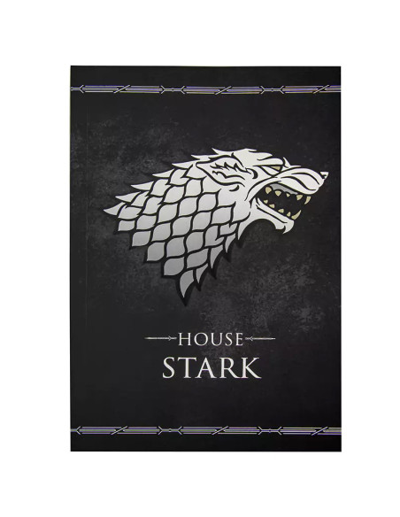 Game of Thrones House Stark notesbog...