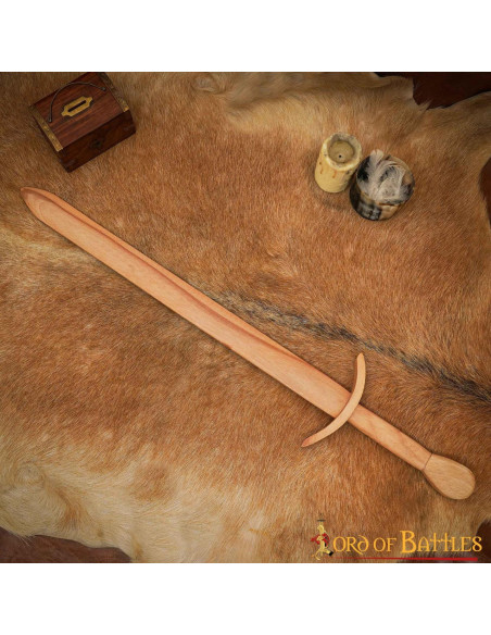 Espada medieval de madera para... Espada medieval de madera para...