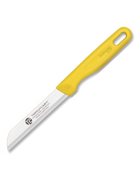 Cuchillo pelador Top Cutlery, mango amarillo