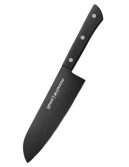 Santoku Samura kniv Shadow model, klinge 175 mm.