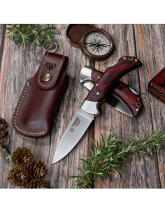 Galatea II Jagdmesser, roter Stamina-Griff