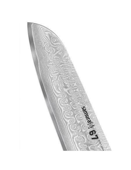 Santoku Samura mes serie Damascus 67,...