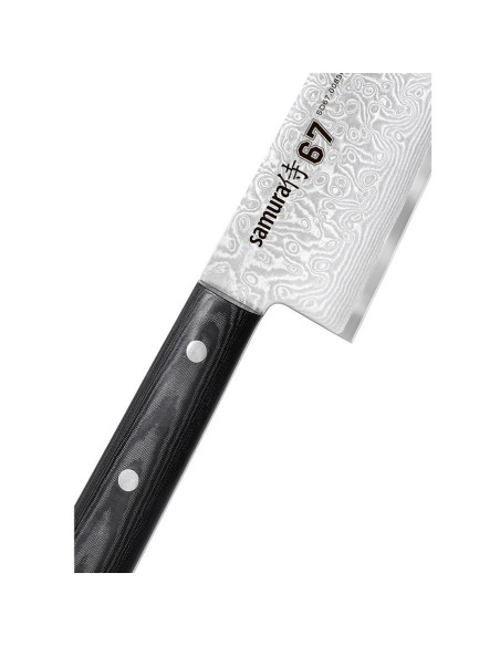 Damaskus 67 serie Santoku Samura... Damaskus 67 serie Santoku Samura...