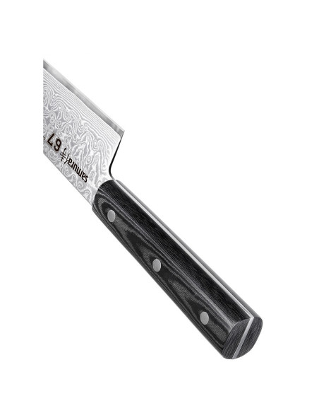 Damaskus 67 serie Santoku Samura... Damaskus 67 serie Santoku Samura...