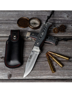Jachtmes MT-6, handgreep zwart micarta