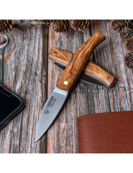 Delta jagtkniv, satin naturligt...