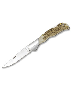 Jagtkniv med hjortegevir