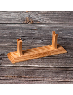 Holzsockel für 1 Messer oder Rasiermesser