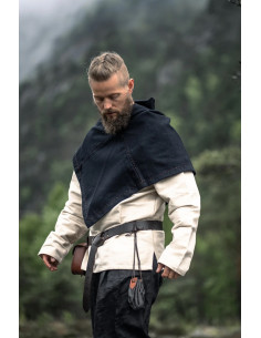 Viking Gugel model Halfdan, zwarte kleur 2