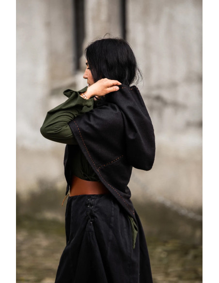 Viking Gugel model Halfdan, zwarte kleur