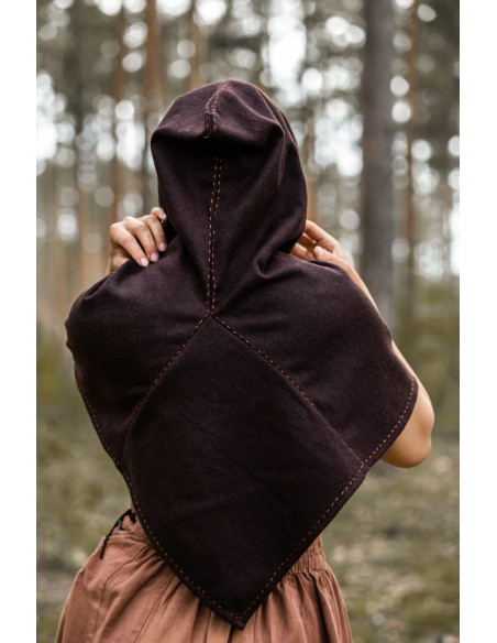 Viking Gugel model Halfdan, bruine kleur