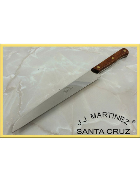 Cuchillo Fiambrero artesanal, 31,5 cms.