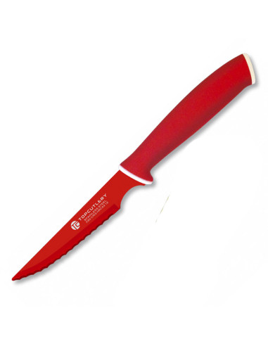 Topbestik takket bordkniv med skridsikkert håndtag