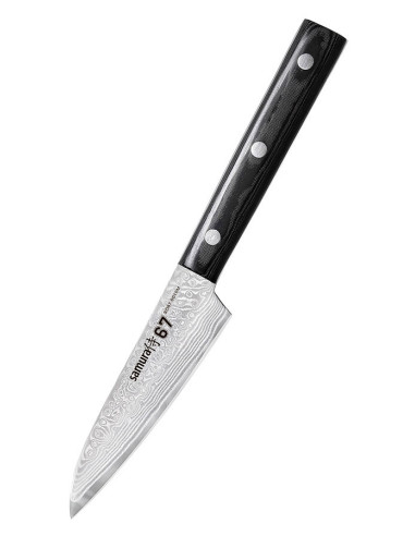 Samura Damaskus 67 skærekniv, klinge 98 mm.