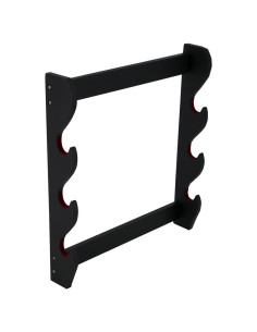 Soporte de pared para 3 katanas