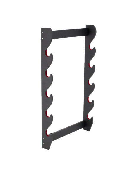 Soporte de pared para 5 katanas