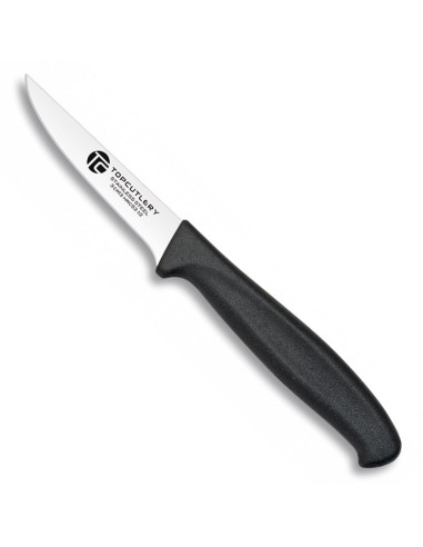 Tafelmes TopCutlery zwart handvat, lemmet 7,5 cm.