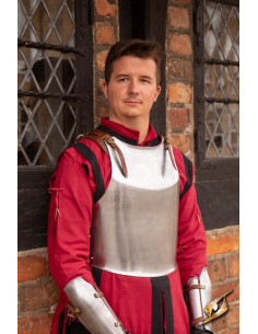 Middelalderlig Cuirass of the Renegade, poleret finish