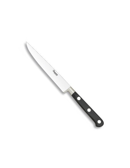 Grøntsagskniv med sort håndtag (klinge 12,5 cm.)