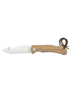 Jagdmesser mit Skinner, Zebraholz (19,8 cm.)